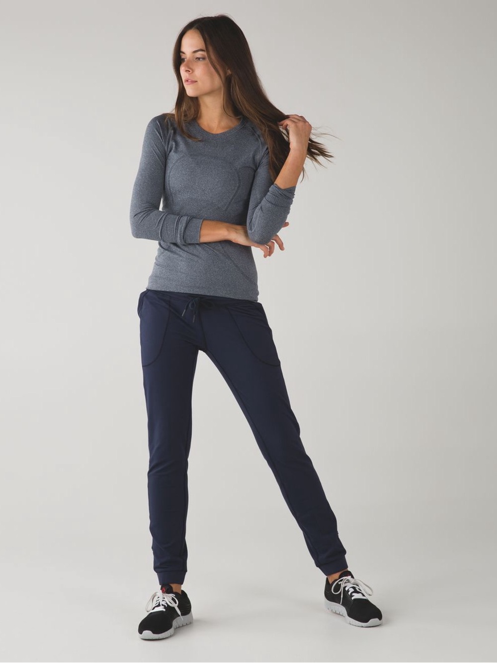 LULULEMON base runner pant III blue size 6